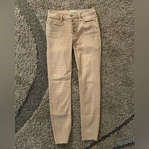 FREE PEOPLE STRAIGHT LEG MID RISE JEANS